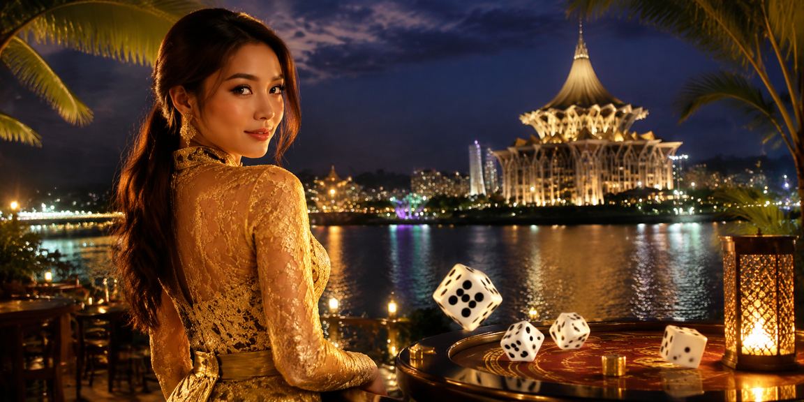 Suasana permainan poker di Kuching yang menarik